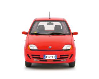 Fiat Seicento Sporting Abarth 1998 Rosso Laudoracing 1:18 Resinemodell (Türen, Motorhaube... nicht zu öffnen!)